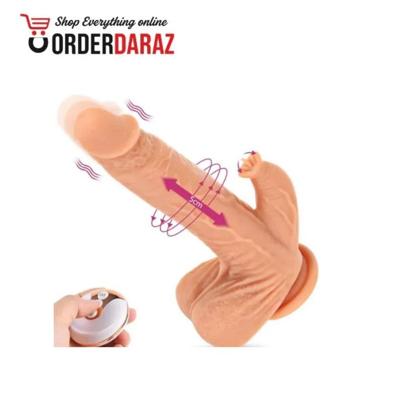 9.8 Thrusting Vibrating Clitoral Dildo Price in Pakistan