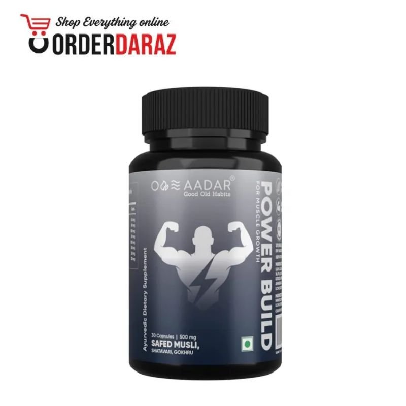 Aadar Power Build Ayurvedic Muscle Gain Capsules Price In Pakistan