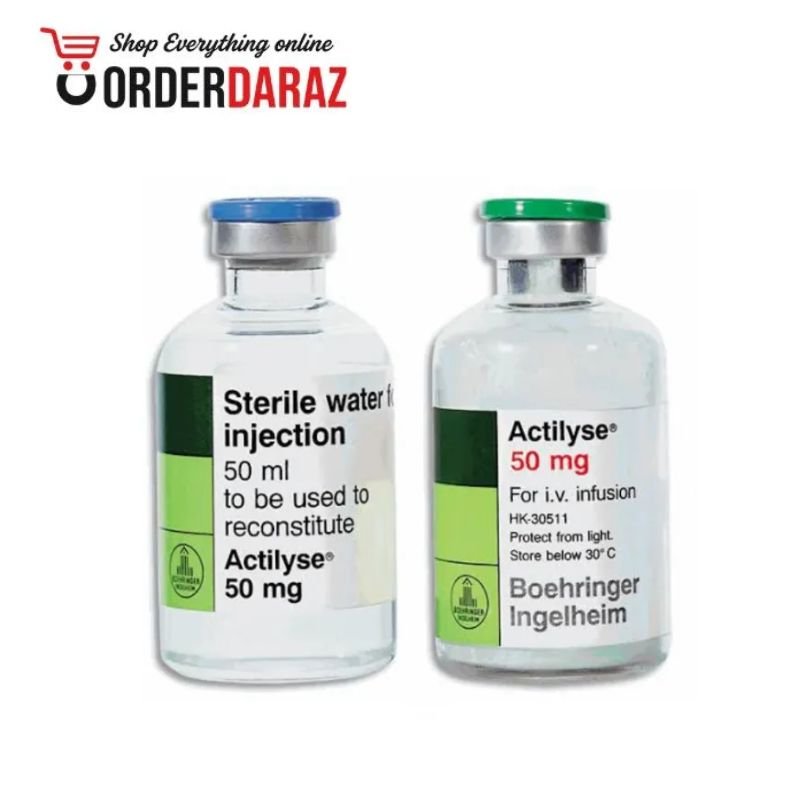 Actilyse 50mg Injection (Alteplase)