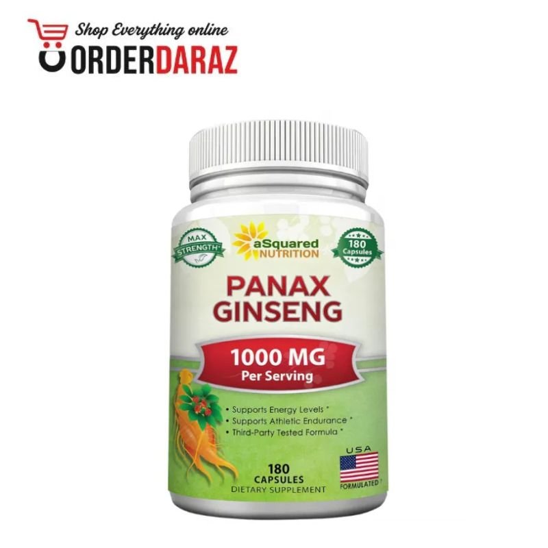 Asquared Nutrition Panax Ginseng Capsules Price In Pakistan