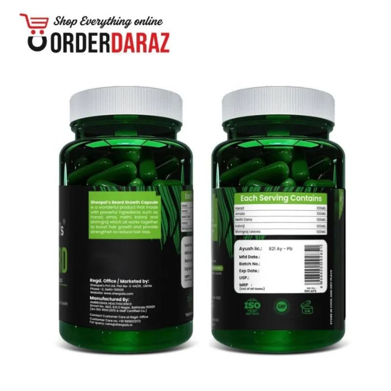 Beard Growth Capsule Helps to Promote Healthy Beard Growth In Pakistan