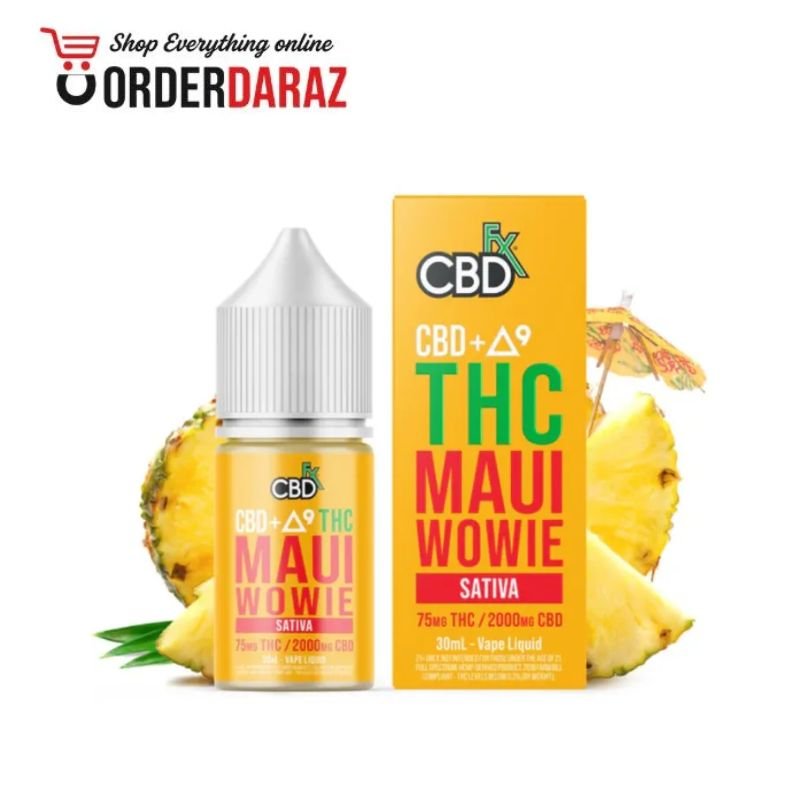 CBD + Delta-9 Thc Vape Juice : Maui Wowie - Sativa Price In Pakistan