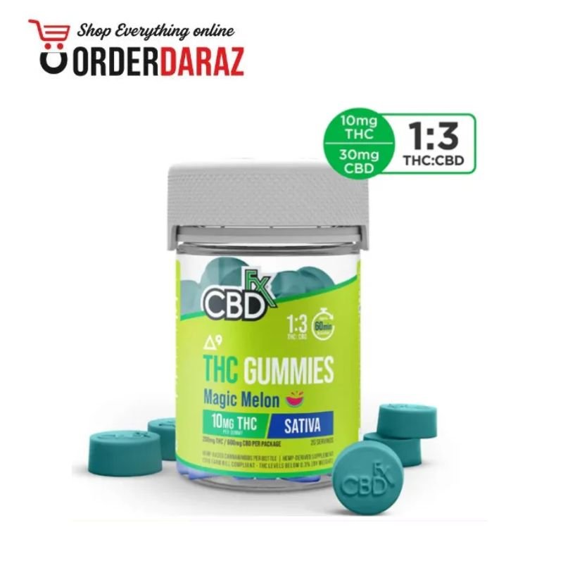 CBD Gummies + THC: Magic Melon Sativa - High Potency Price In Pakistan