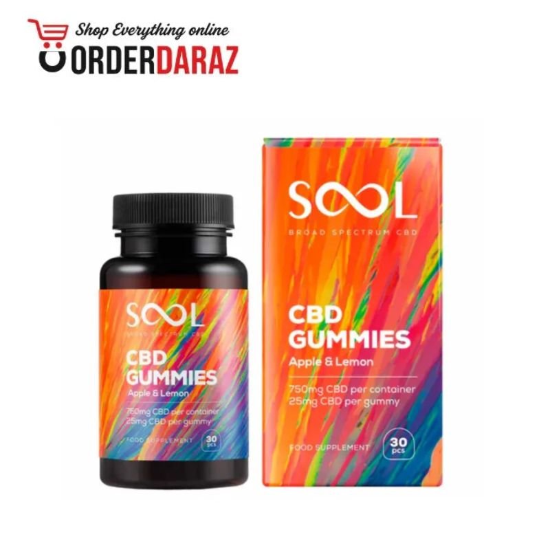 CBD Gummies Apple & Lemon 750mg 30pcs In Pakistan