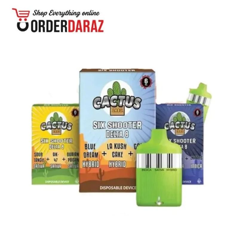 Cactus Labs Six Shooter THC-A Blend Disposable Vape In Pakistan