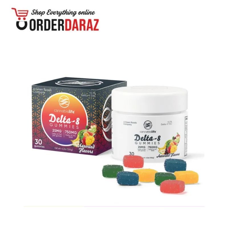 Cannabis Life - Delta 8 Gummies - Assorted Flavors - 750mg in Pakistan