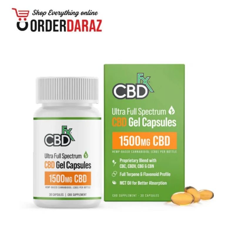 Full Spectrum CBD Soft Gel Capsules 1500-6000mg Price In Pakistan