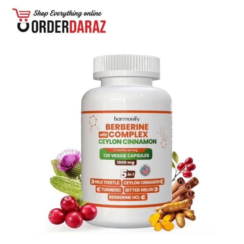 Harmonify Berberine With Ceylon Cinnamon Capsules In Pakistan