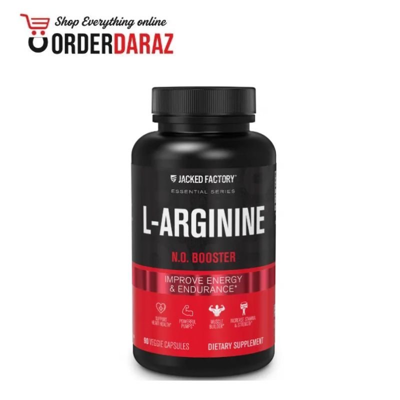 Jacked Factory L- Arginine N.O. Booster Capsules In Pakistan