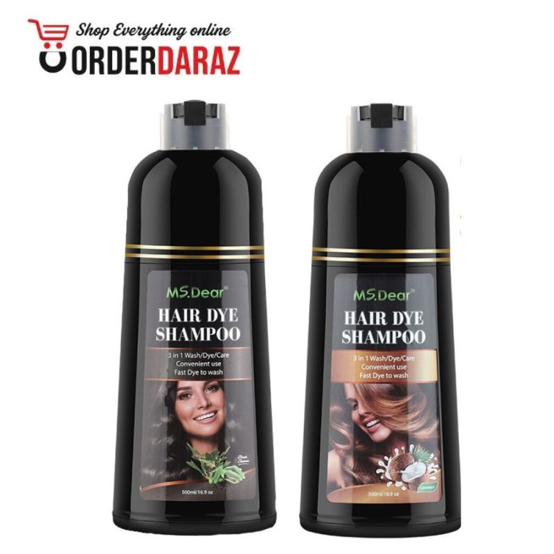 Ms.Dear Hair Dye Shampoo 500Ml In Pakistan