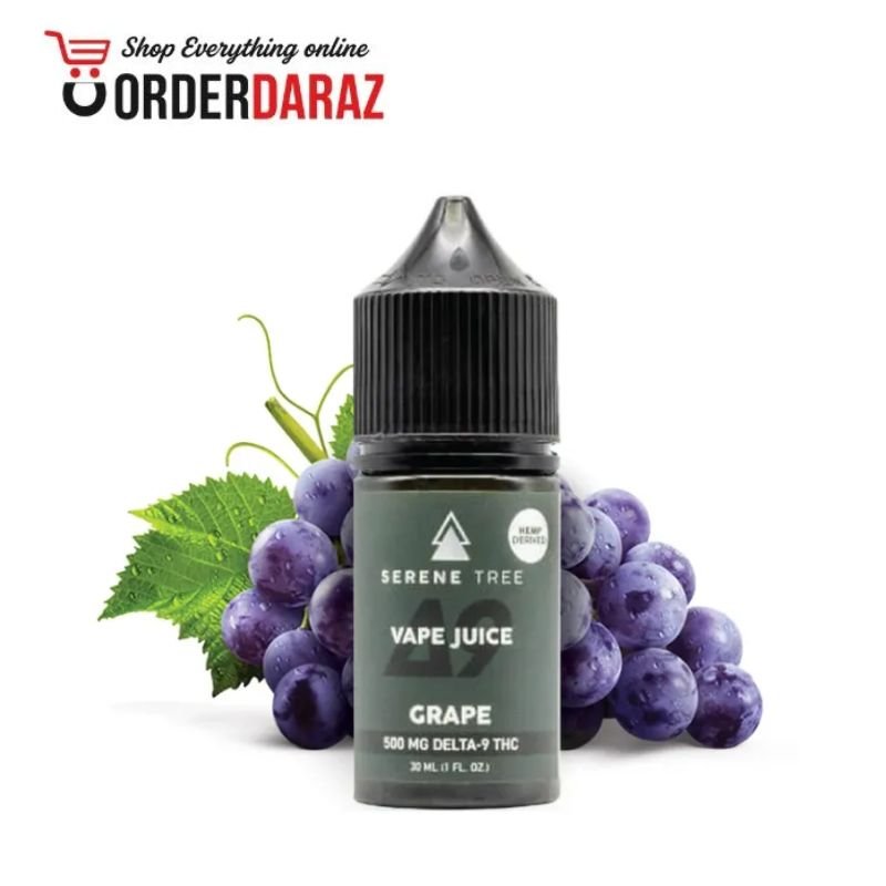 Serene Tree Delta-9 THC Grape Vape Juice 1200mg