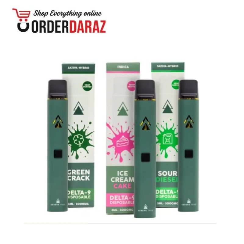 Serene Tree Delta 9 THC Disposable Vape Pens - 3000mg Potency