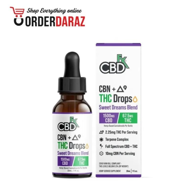 Ultra Full Spectrum CBD Oil Tincture for Sleep + THC + CBN Price In Pakistan