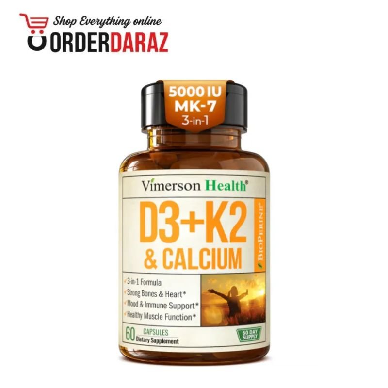 Vimerson Health D3+K2 & Calcium Capsule Price In Pakistan
