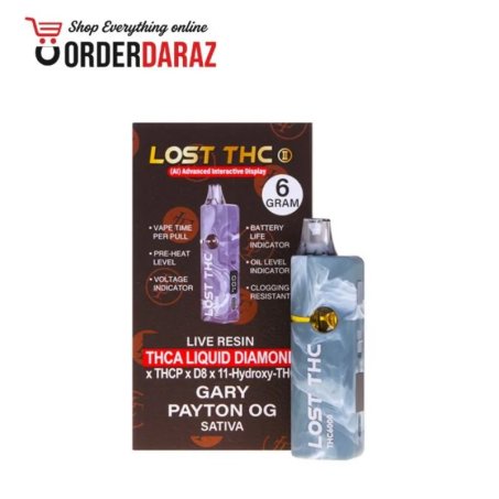 Lost THC THCA Liquid Diamond Disposable | 6g In Pakistan
