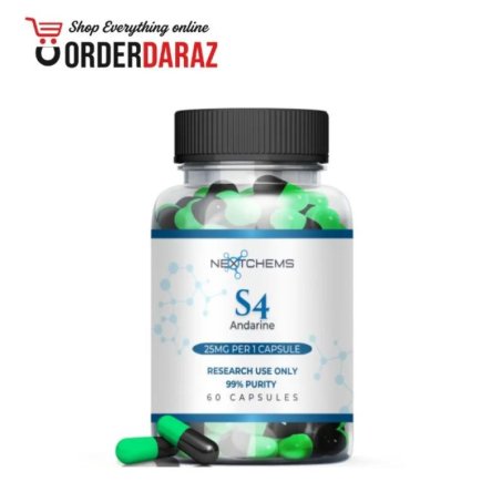 S4 (Andarine) 25mg – 60 Capsule Price In Pakistan